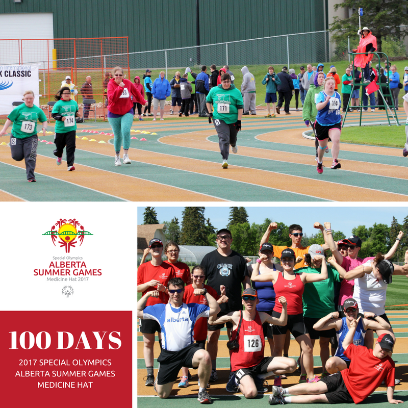 100 Days to Special Olympics Alberta Summer Games Special Olympics